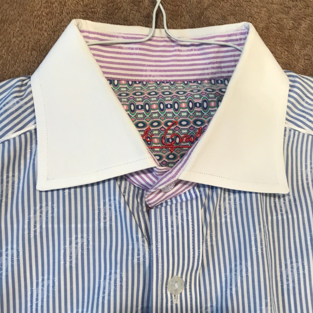 Robert Graham Blue Dress Shirt